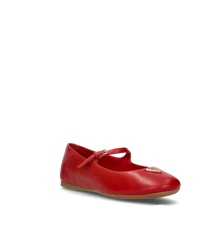 GUESS Ballerina donna rossa in pelle