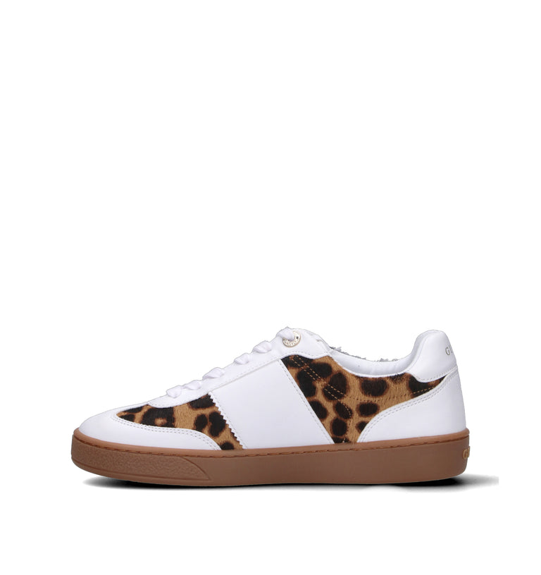 GUESS Sneaker donna bianca/leopardata