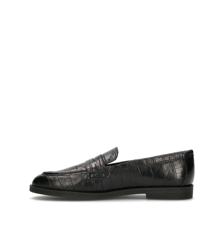 GUESS Mocassino donna nero in pelle