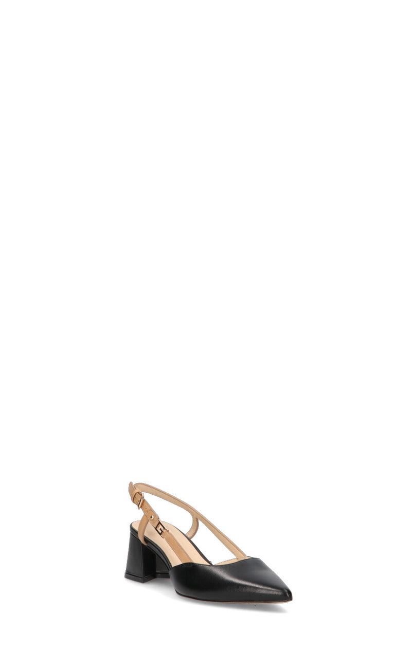 GUESS Decollete donna nera in pelle
