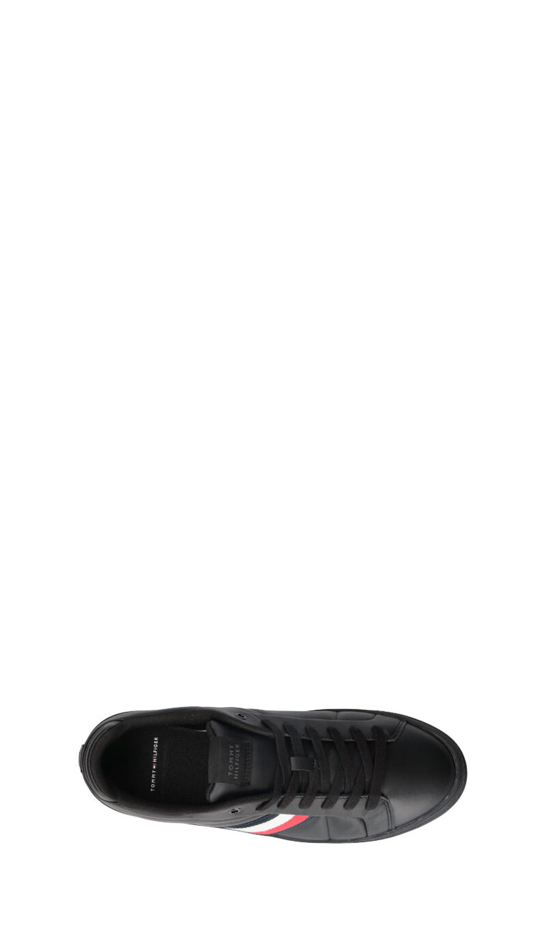 TOMMY HILFIGER Sneaker uomo nera in pelle