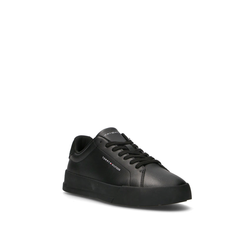 TOMMY HILFIGER Sneaker uomo nera in pelle