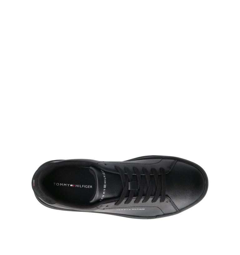 TOMMY HILFIGER Sneaker uomo nera in pelle