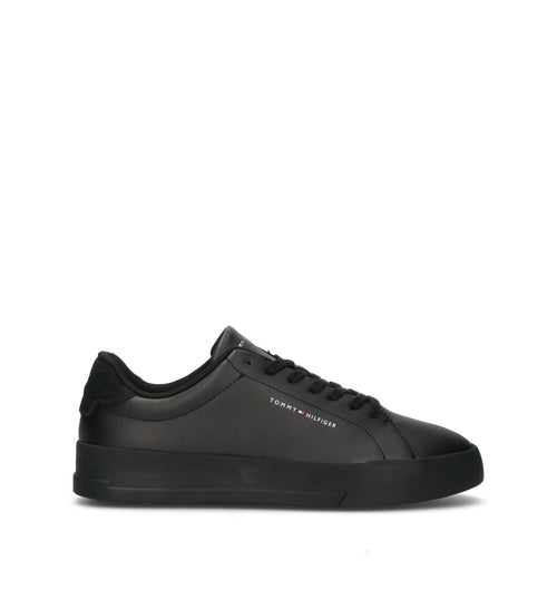 TOMMY HILFIGER Sneaker uomo nera in pelle