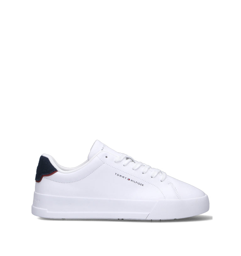 TOMMY HILFIGER Sneaker uomo bianca in pelle