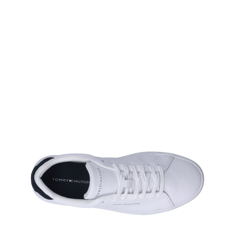 TOMMY HILFIGER Sneaker uomo bianca in pelle