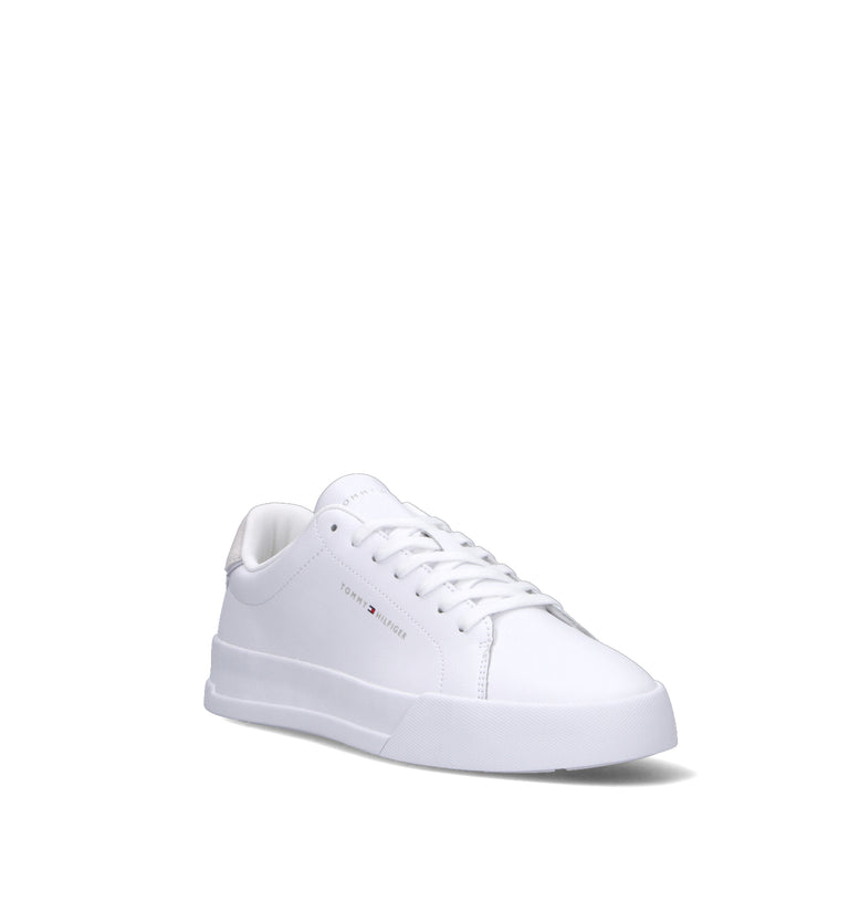 TOMMY HILFIGER Sneaker donna bianca in pelle