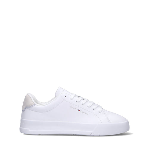 TOMMY HILFIGER Sneaker donna bianca in pelle