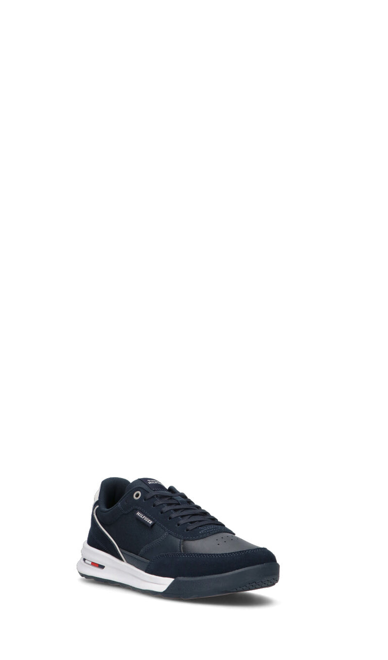 TOMMY HILFIGER Sneaker uomo blu in suede