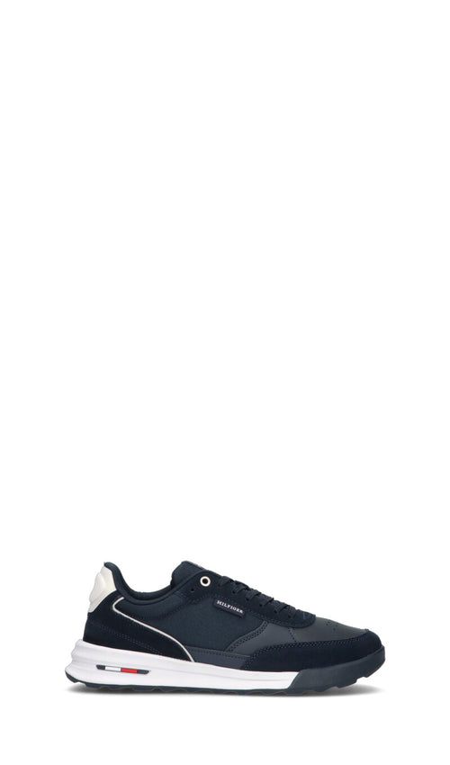 TOMMY HILFIGER Sneaker uomo blu in suede