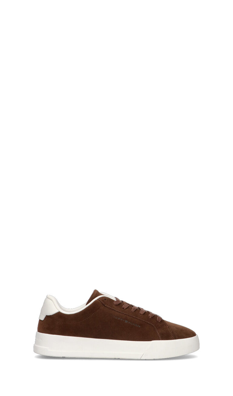 TOMMY HILFIGER Sneaker uomo marrone in suede