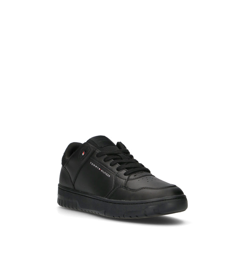 TOMMY HILFIGER Sneaker uomo nera in pelle