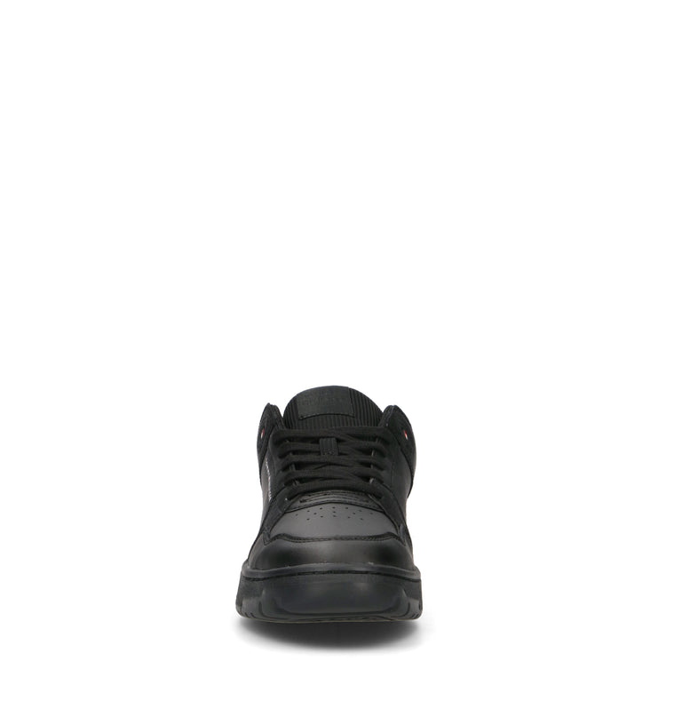 TOMMY HILFIGER Sneaker uomo nera in pelle