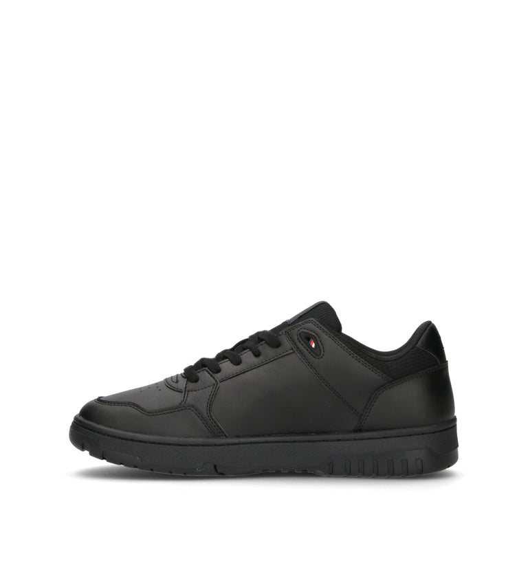 TOMMY HILFIGER Sneaker uomo nera in pelle