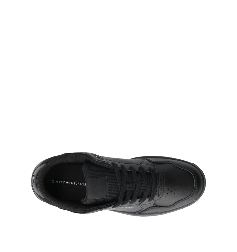 TOMMY HILFIGER Sneaker uomo nera in pelle