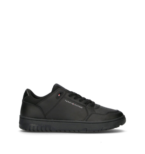 TOMMY HILFIGER Sneaker uomo nera in pelle