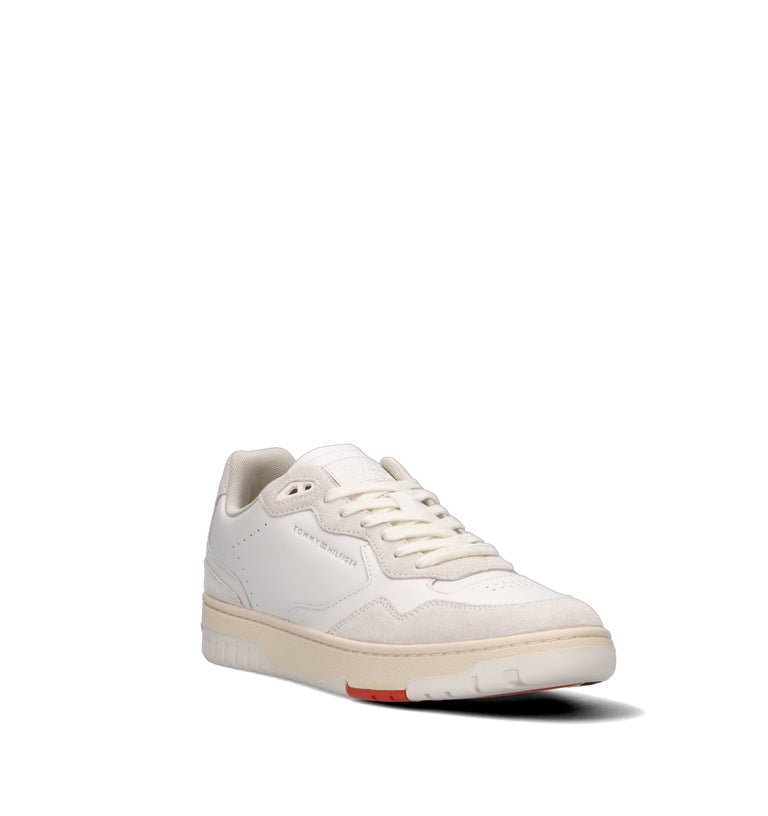 TOMMY HILFIGER Sneaker uomo bianca in pelle