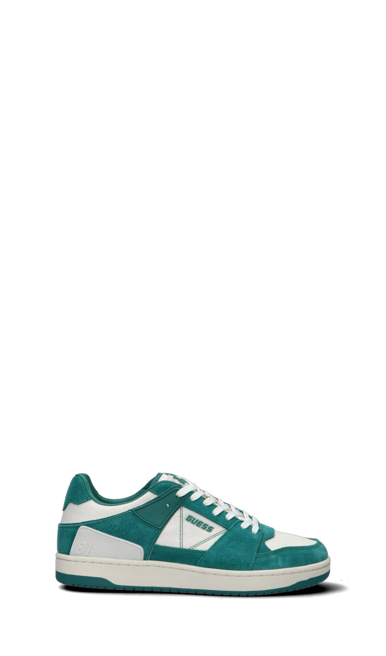 GUESS Sneaker uomo beige/verde in pelle