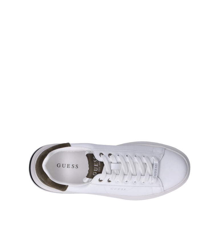 GUESS Sneaker uomo bianca/marrone