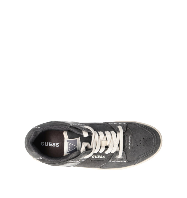 GUESS Sneaker uomo grigia in suede
