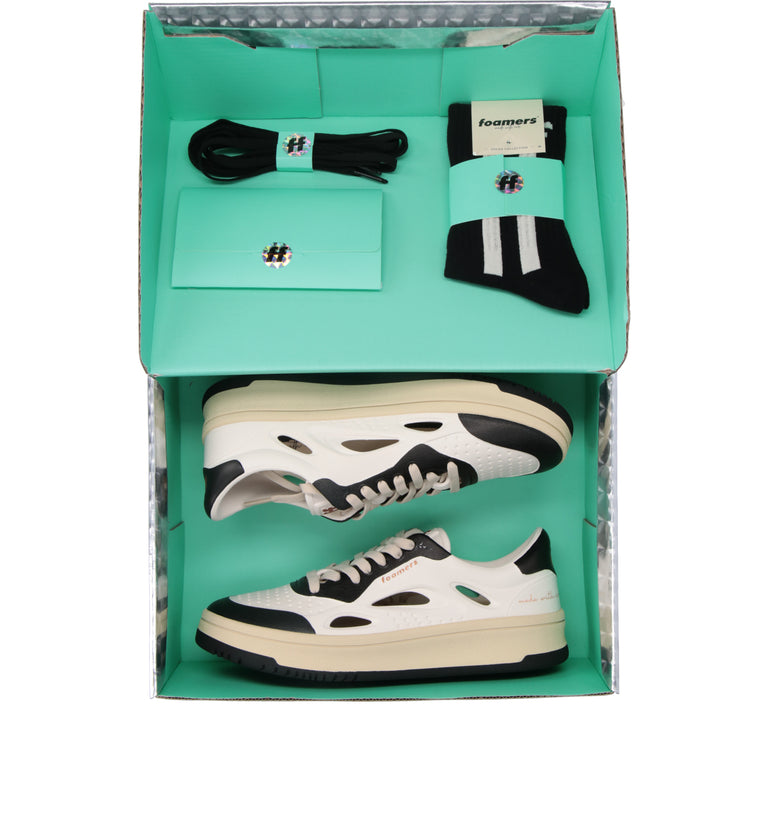 FOAMERS Sneaker donna bianca/nera