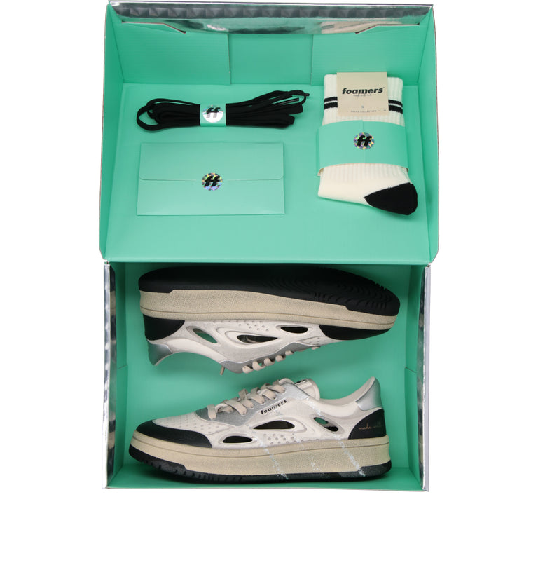 FOAMERS Sneaker donna bianca/nera
