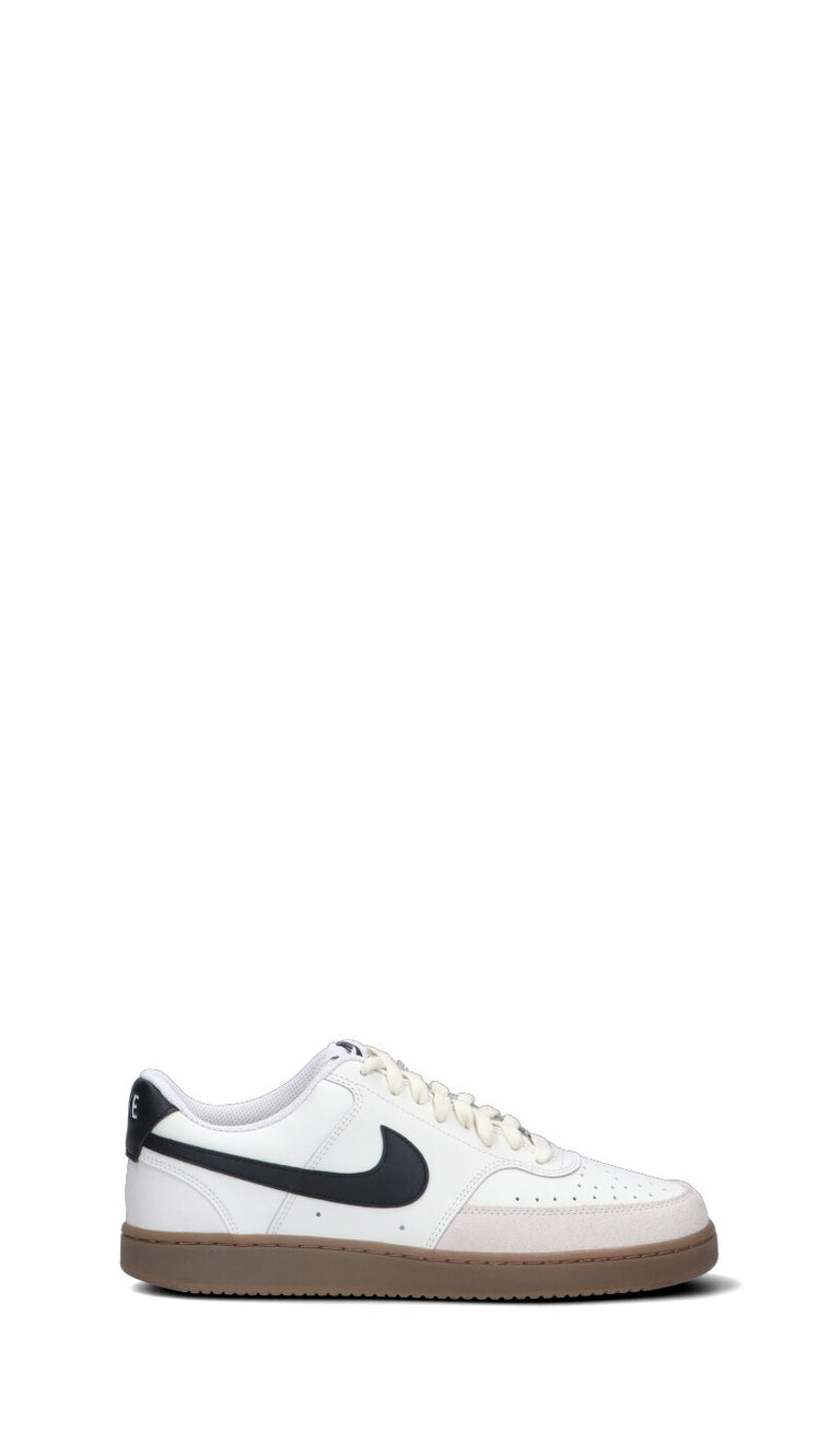 NIKE - COURT VISION LO Sneaker uomo bianca/nera in pelle