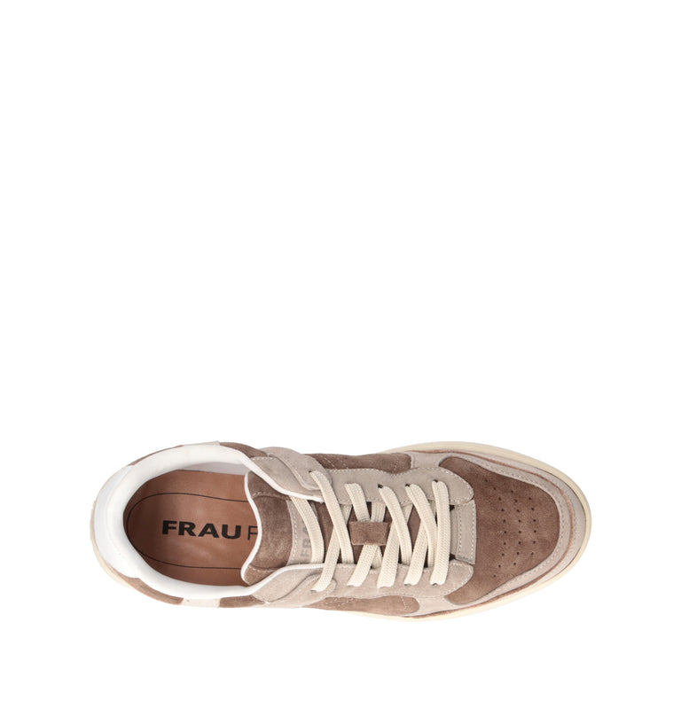FRAU Sneaker uomo taupe in pelle