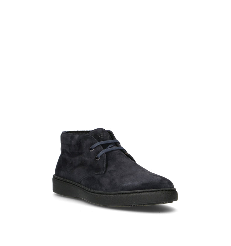 FRAU Polacco uomo blu in suede