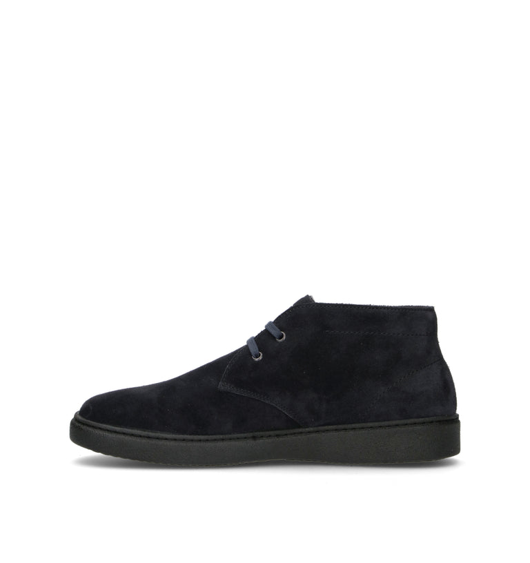 FRAU Polacco uomo blu in suede