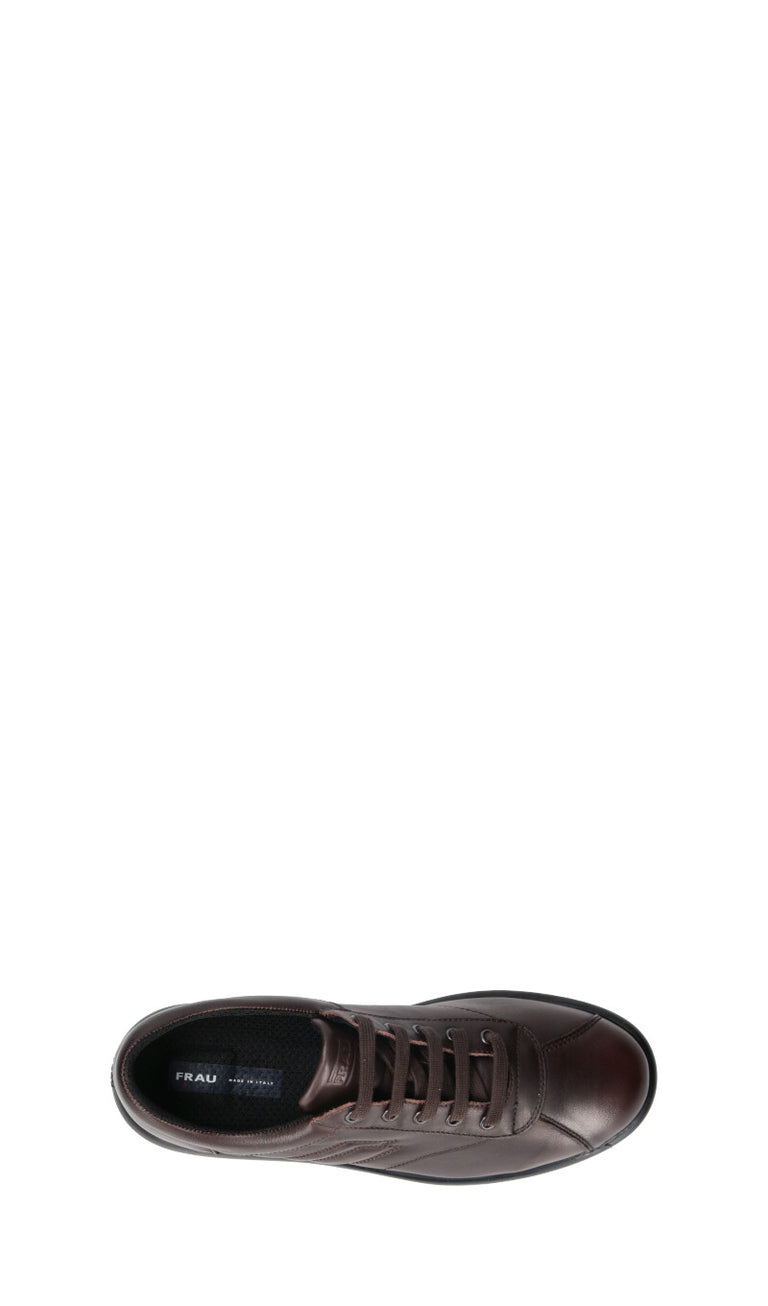FRAU Sneaker uomo marrone in pelle