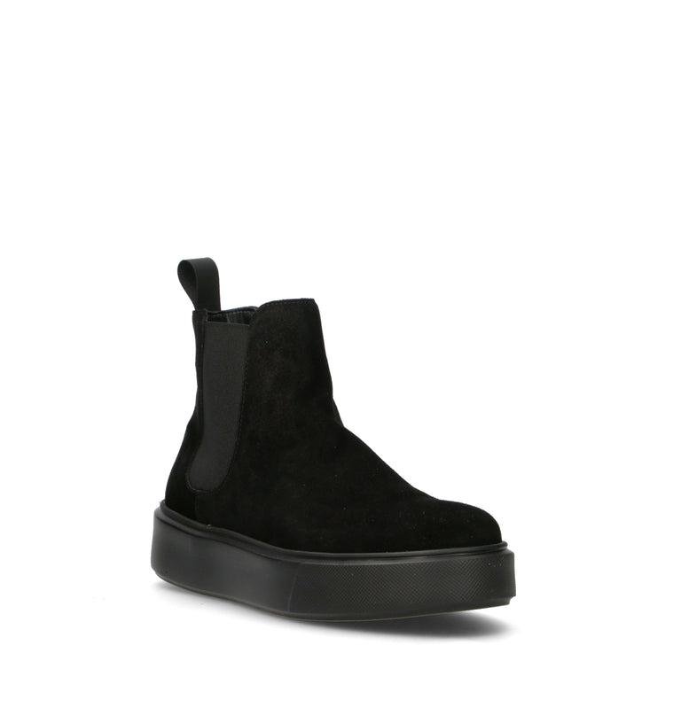 FRAU Beatles donna nero in suede