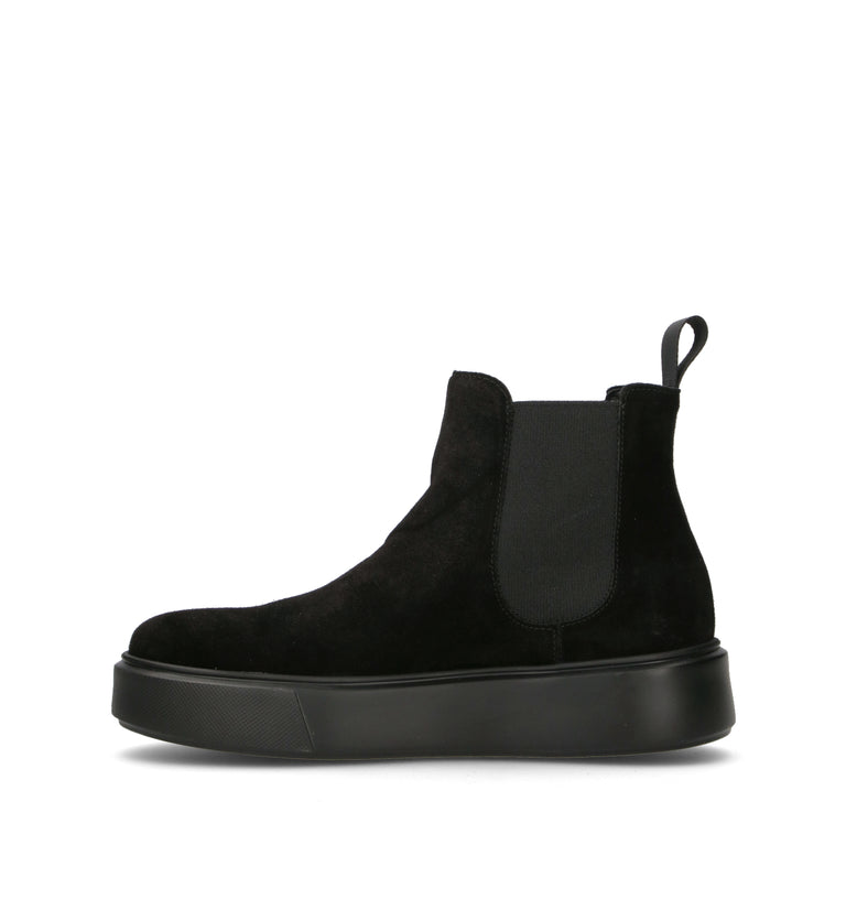 FRAU Beatles donna nero in suede