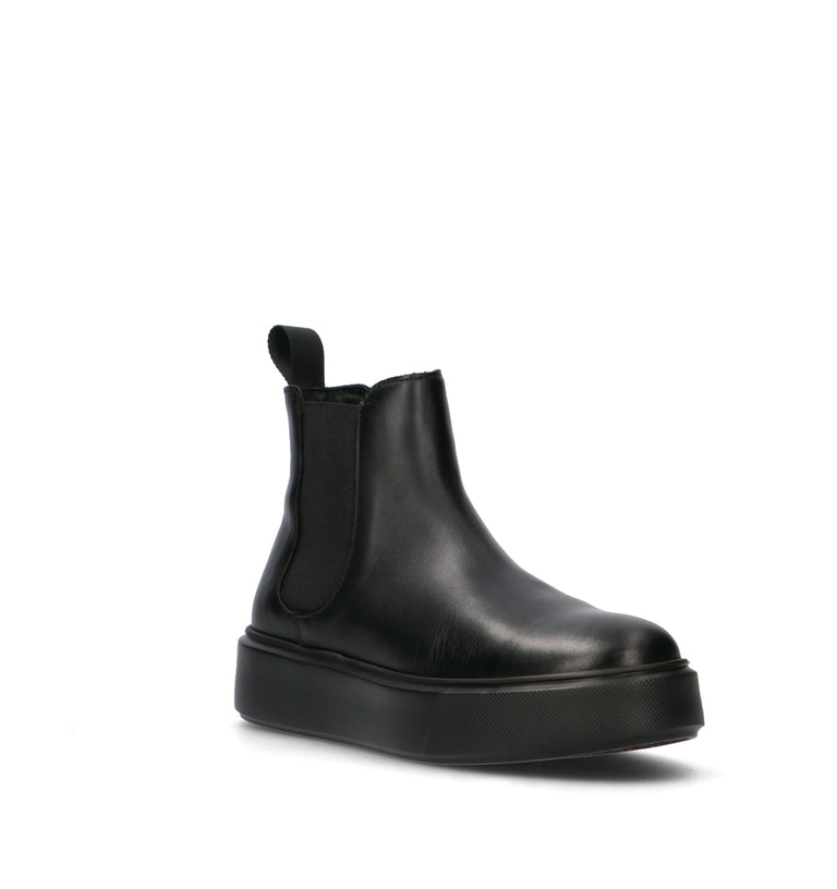 FRAU Beatles donna nero in pelle