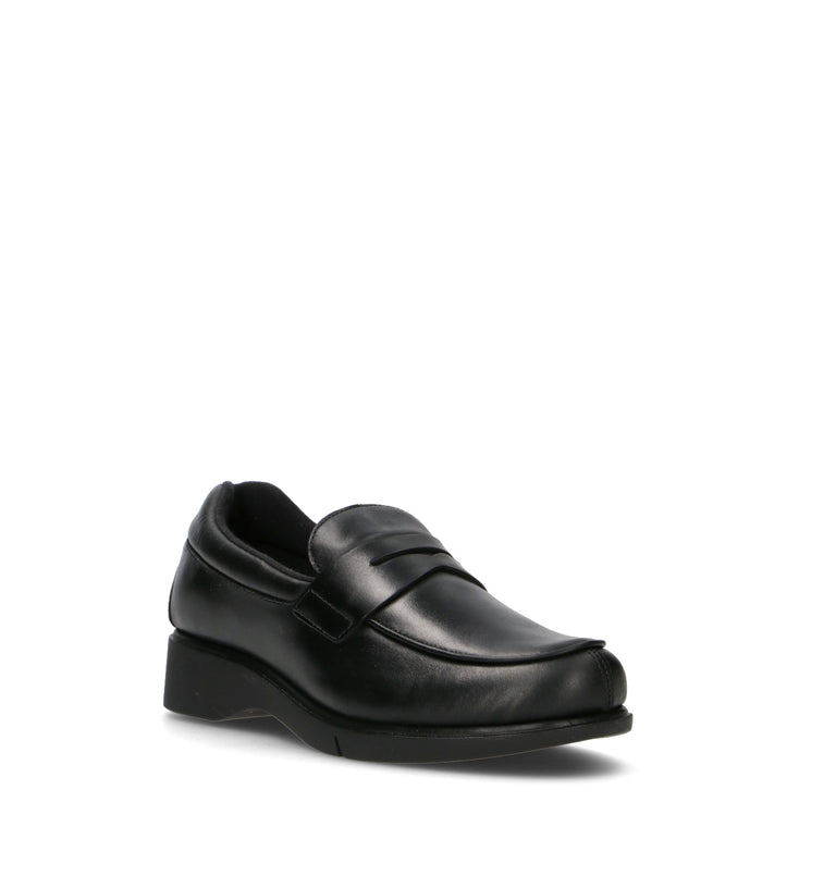 FRAU Mocassino donna nero in pelle