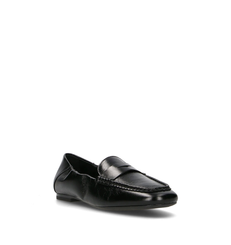 FRAU Mocassino donna nero in pelle