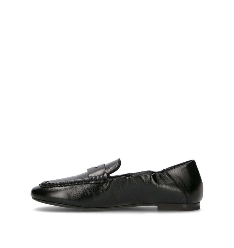FRAU Mocassino donna nero in pelle