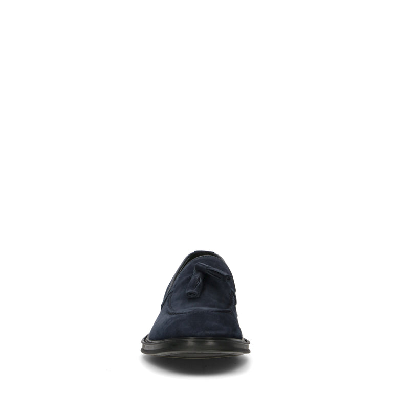FRAU Mocassino uomo blu in suede