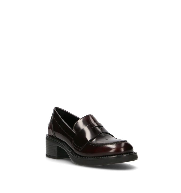 FRAU Mocassino donna bordeaux in pelle