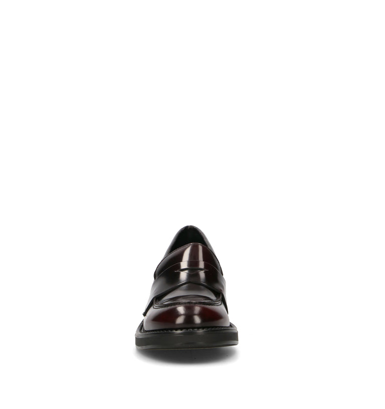 FRAU Mocassino donna bordeaux in pelle