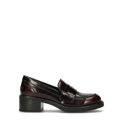 FRAU Mocassino donna bordeaux in pelle