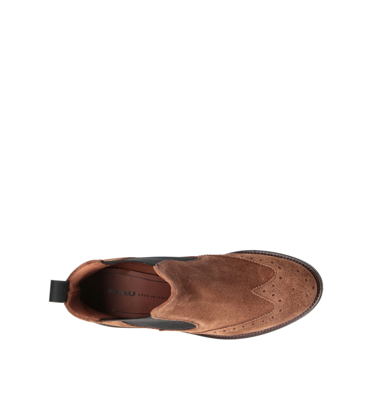 FRAU Beatles donna tabacco in suede