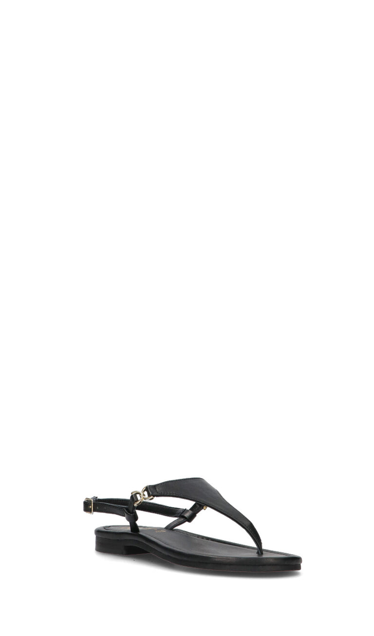 FRICKY Sandalo donna nero in pelle