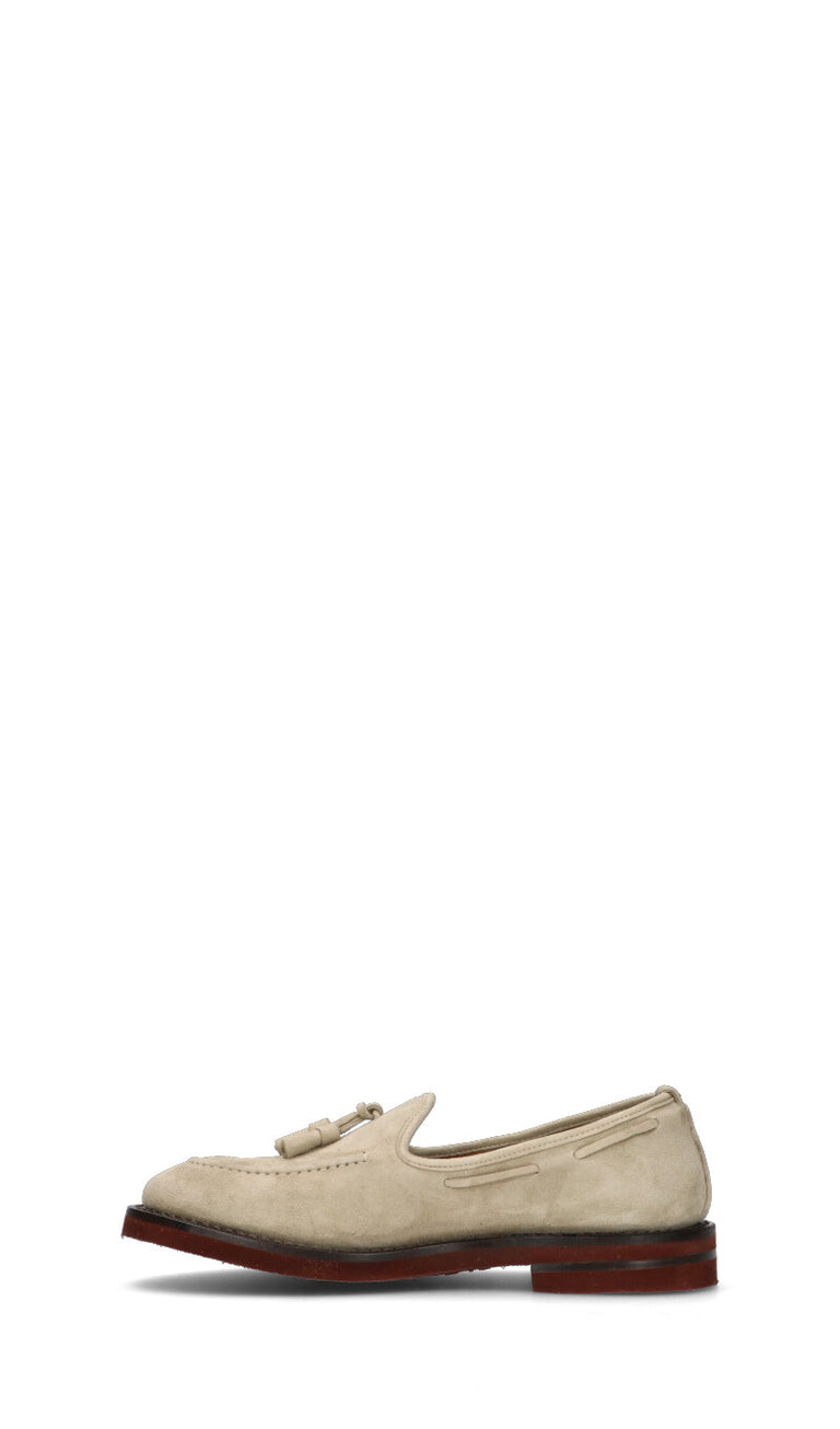 FABI Mocassino uomo grigio in suede