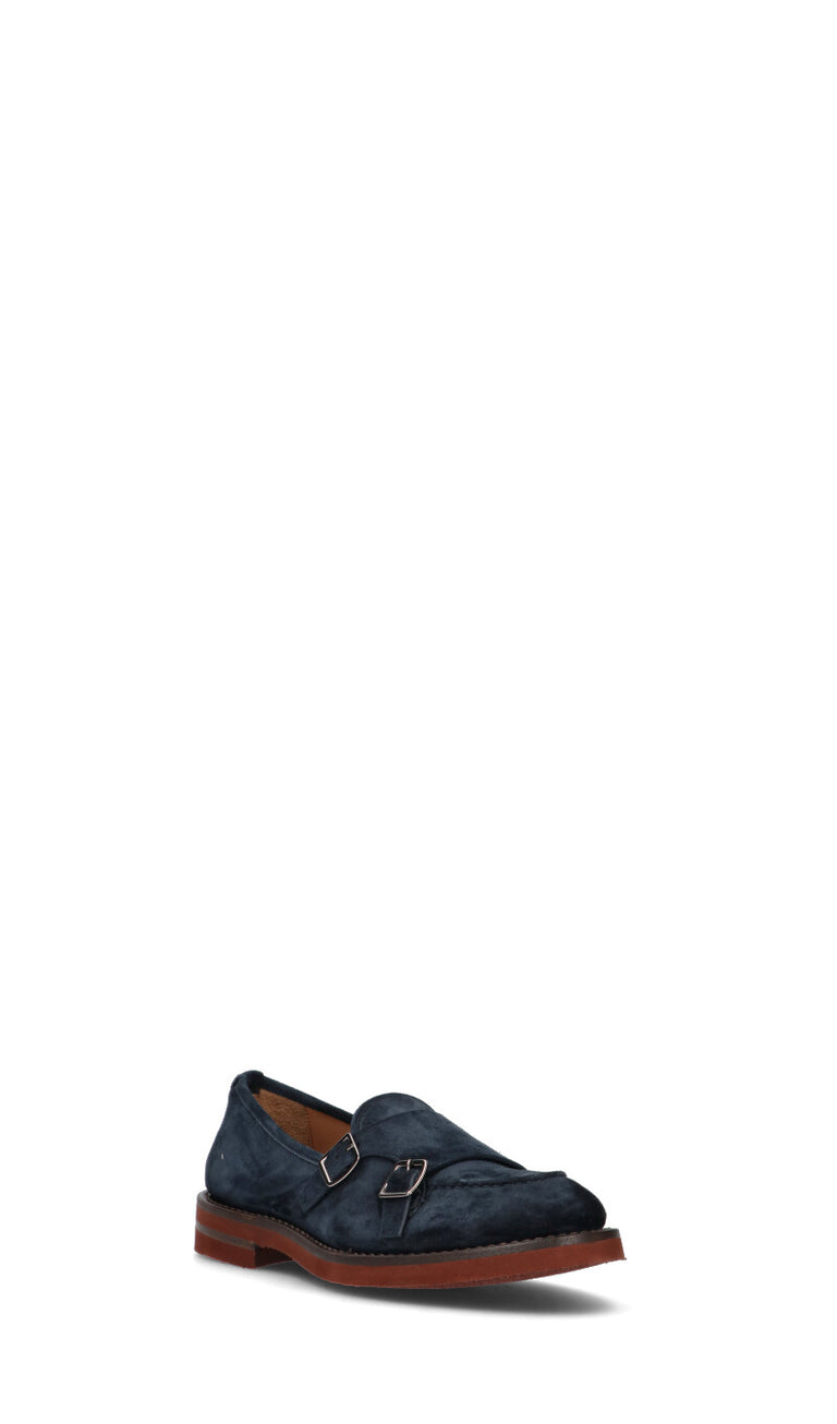 FABI Mocassino uomo blu in suede
