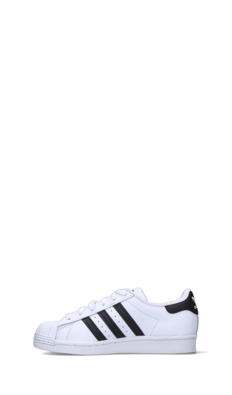 ADIDAS ORIGINAL SUPERSTAR J Sneaker ragazzo bianca in pelle