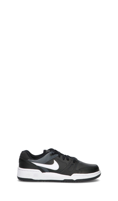 NIKE - FULL FORCE LO (GS) Sneaker ragazzo nera/bianca in pelle