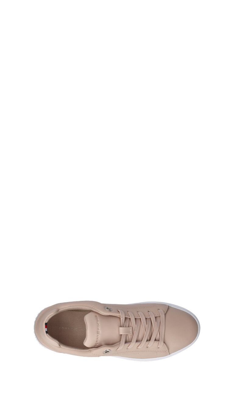TOMMY HILFIGER Sneaker donna rosa in pelle