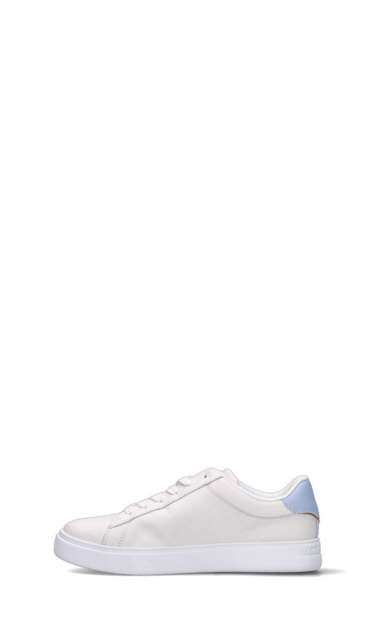 TOMMY HILFIGER Sneaker donna bianca/azzurra in pelle