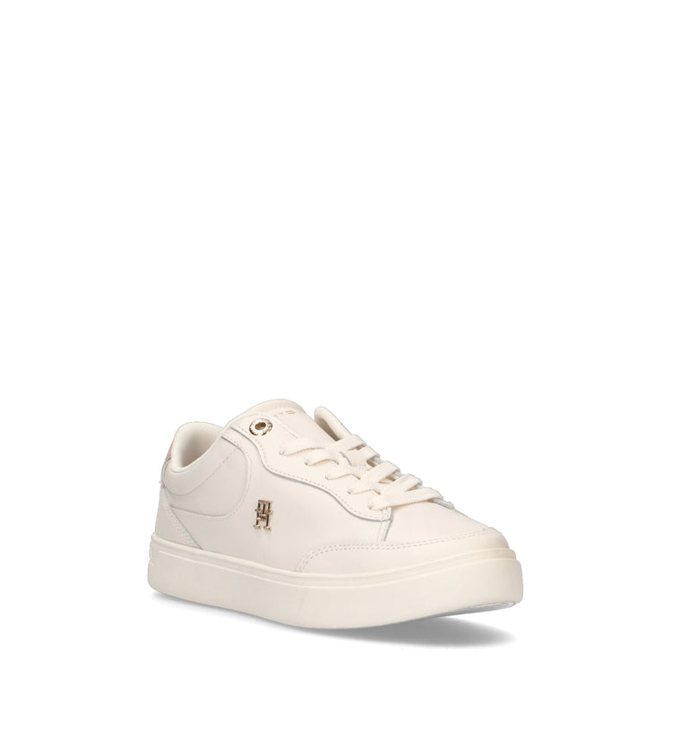 TOMMY HILFIGER Sneaker donna bianca/rosa in pelle